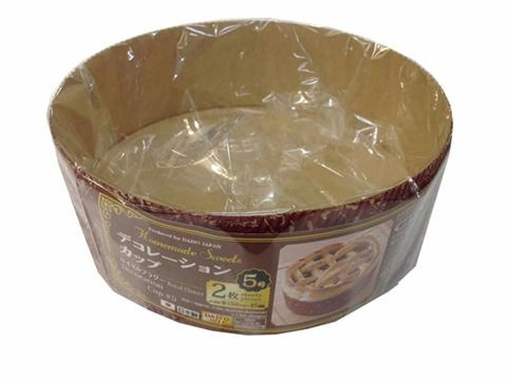 デコレーションカップ５号 ロイヤルフラワー柄 ２枚入 ダイソー(DAISO)
