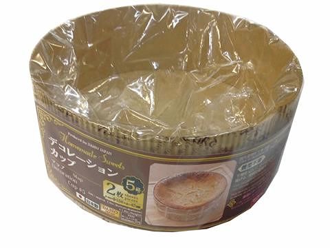 デコレーションカップ５号 マップ柄 ２枚入 ダイソー(DAISO)