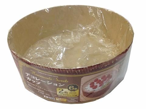 デコレーションカップ（ロイヤルフラワー柄、２枚） ダイソー(DAISO)