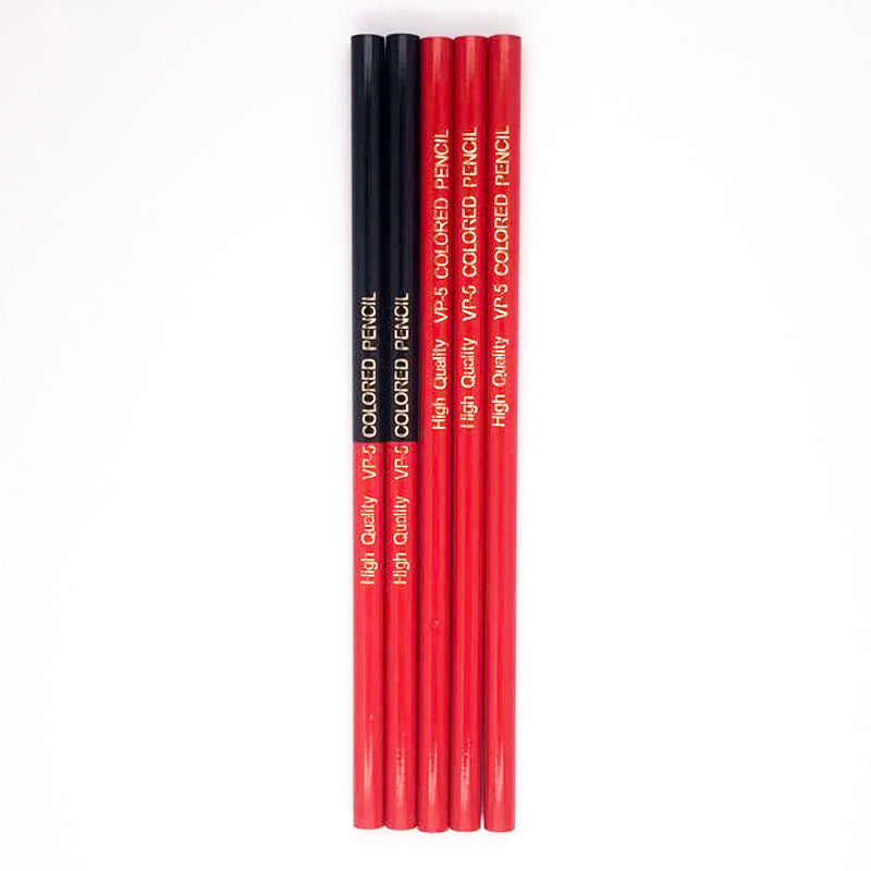 赤青鉛筆 ５本組 ダイソー(DAISO)