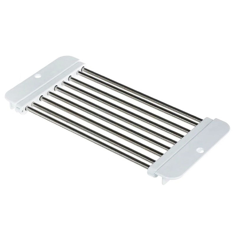 ステンレス製流し台伸縮パイプ棚約３１ー５３ｃｍ用 ダイソー(DAISO)