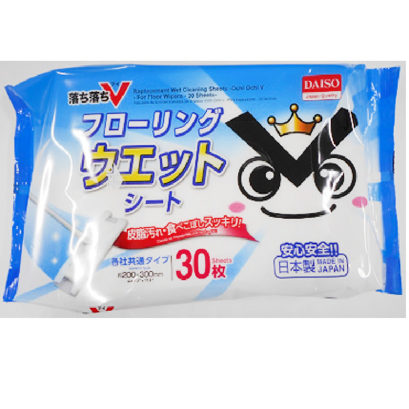 落ち落ちＶフローリング取り替えシートウェット３０枚 ダイソー(DAISO)