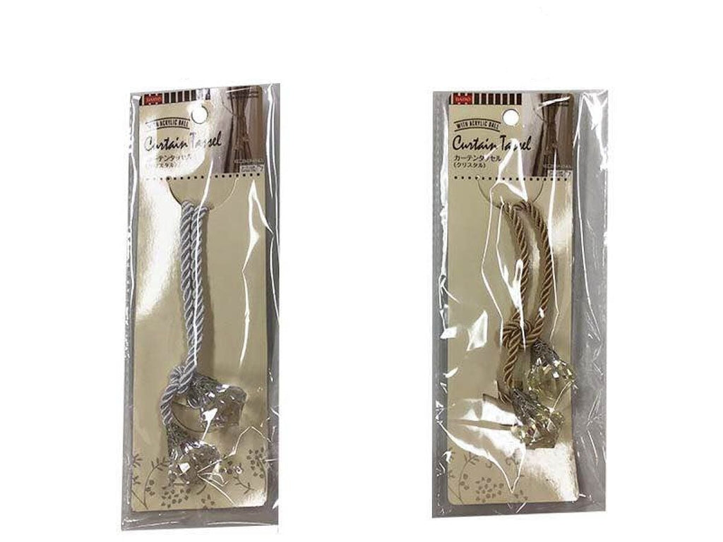 カーテンタッセル クリスタル ダイソー(DAISO)
