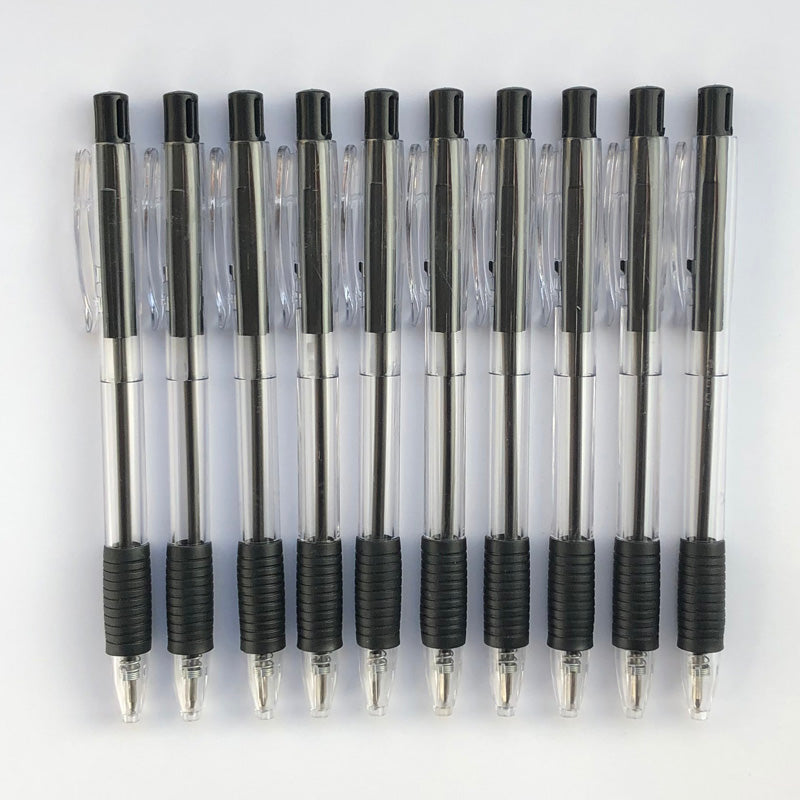 ノックボールペン１０本入黒インク ダイソー(DAISO)