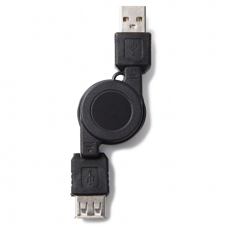 充電／通信ＵＳＢ延長リールケーブル ダイソー(DAISO)