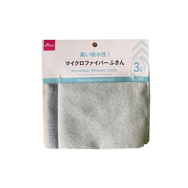 マイクロファイバーふきん（３枚） ダイソー(DAISO)