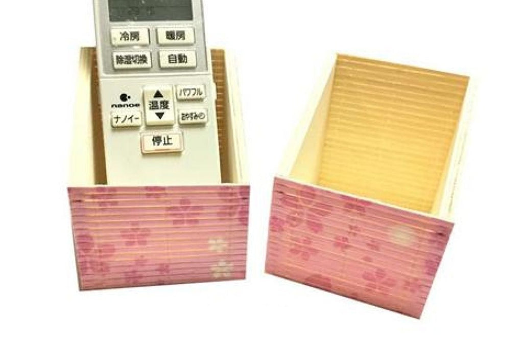 バンブーボックス桜柄 リモコンＢＯＸ スクエアー ダイソー(DAISO)