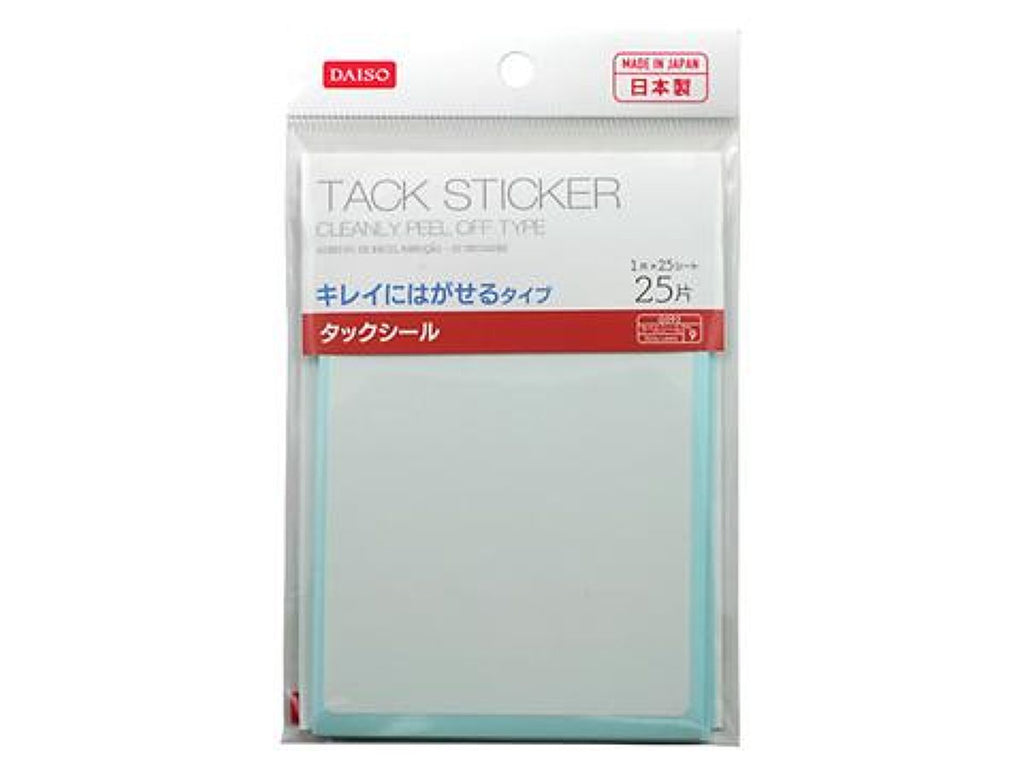 タックシール キレイにはがせるタイプ ２５片 ダイソー(DAISO)