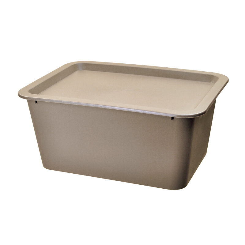 スクエア収納ＢＯＸ（ブラウン） ダイソー(DAISO)