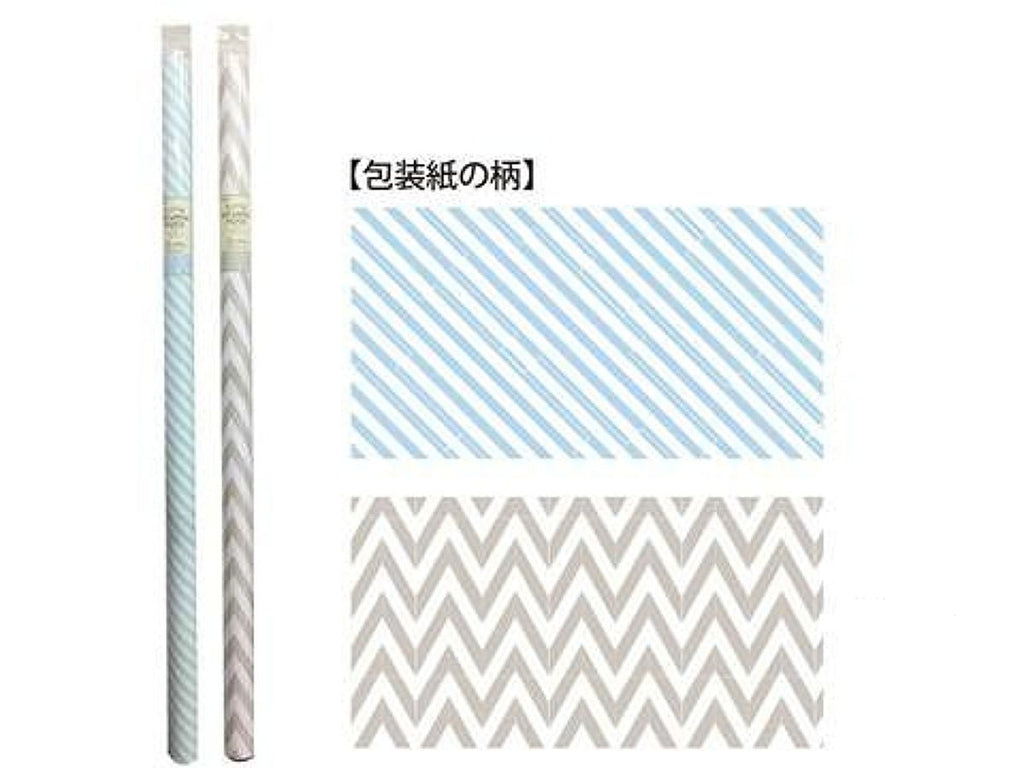 ラッピングペーパー（ストライプ） ダイソー(DAISO)