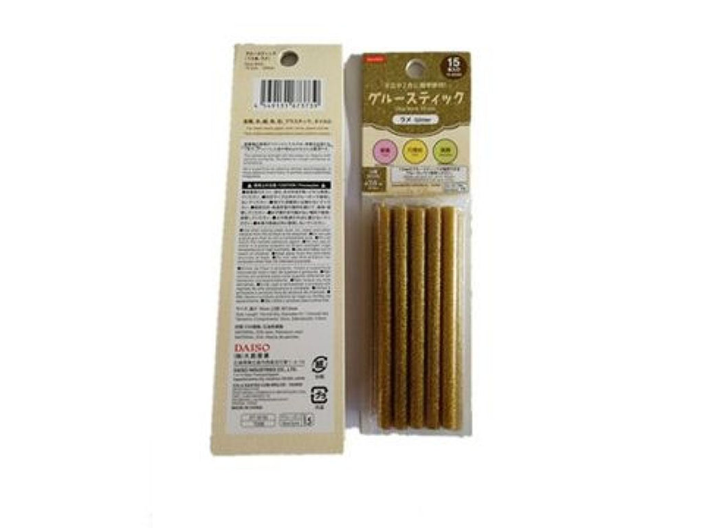 グルースティック（１５本、ラメ） ダイソー(DAISO)