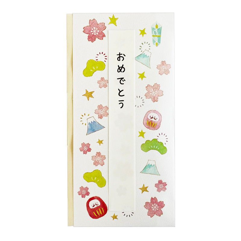 彩り金封（だるま） ダイソー(DAISO)