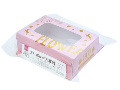デリボックス（窓付、カフェフラワーディア） ダイソー(DAISO)