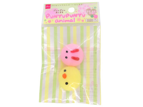 ぷにゅぷにゅアニマル（大福、うさぎ＆ひよこ） ダイソー(DAISO)