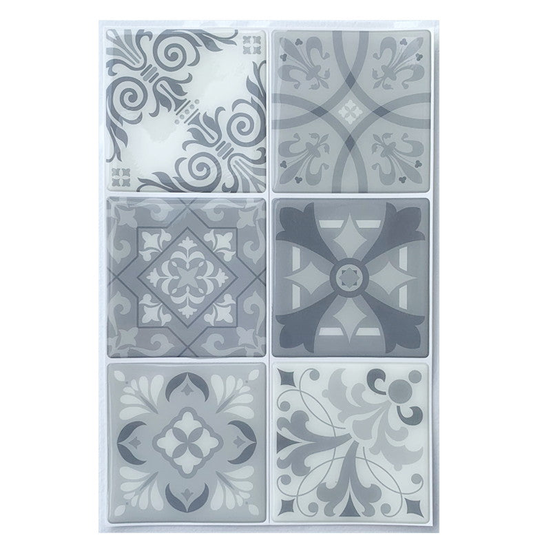 ３Ｄタイルステッカー（グレー） ダイソー(DAISO)