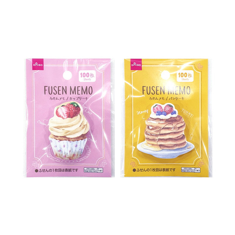 ふせんメモ（カップケーキ＆パンケーキ、１００枚） ダイソー(DAISO)