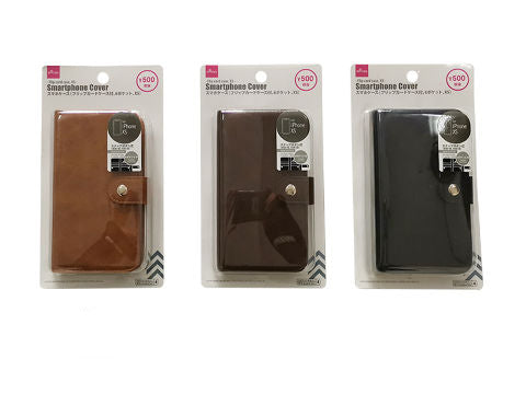 スマホケース（フリップカードケース付、６ポケット、ＸＳ） ダイソー(DAISO)