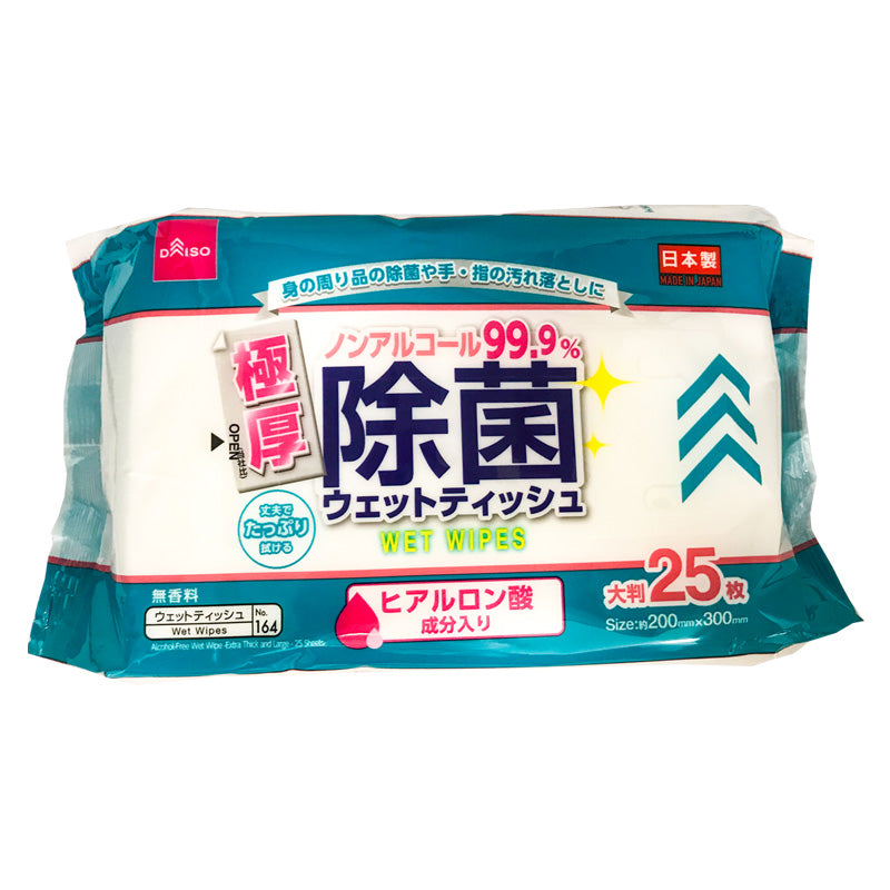 ノンアルコールウェットティッシュ（極厚大判、２５枚） ダイソー(DAISO)