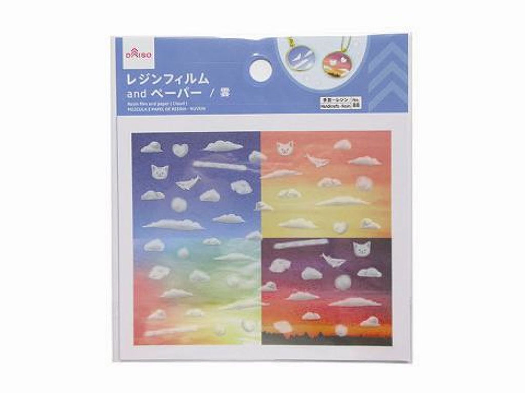 レジンフィルム＆ペーパー（雲） ダイソー(DAISO)