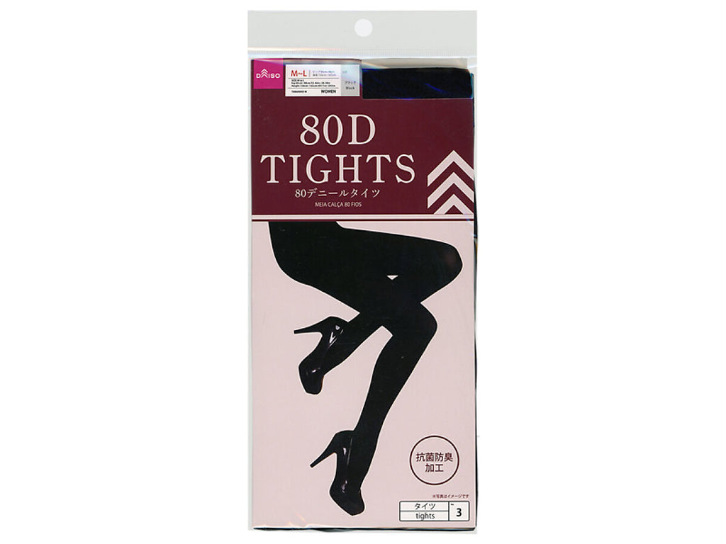 ナイロンタイツ（８０Ｄ） ダイソー(DAISO)