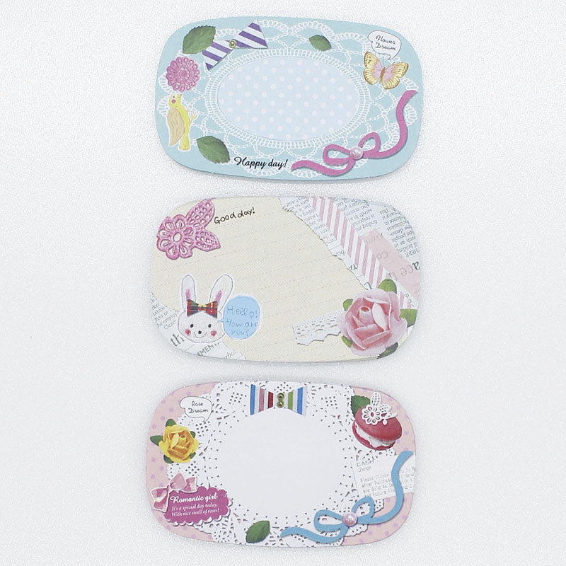ちょっと便利なメッセージカード（やさしいかたち） ダイソー(DAISO)