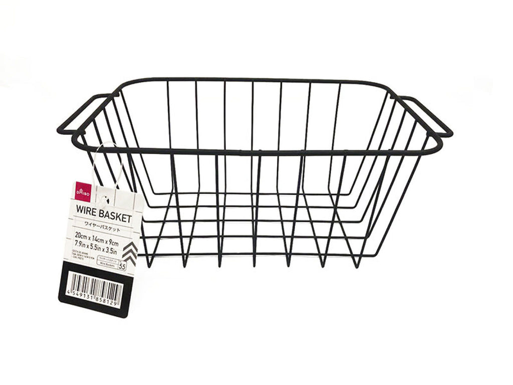 ワイヤーバスケット（ブラック） ダイソー(DAISO)