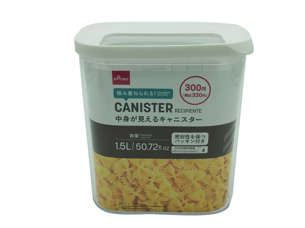 中身が見えるキャニスター ダイソー(DAISO)