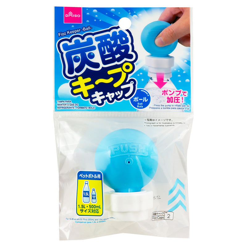 炭酸キャップ ボール ダイソー(DAISO)