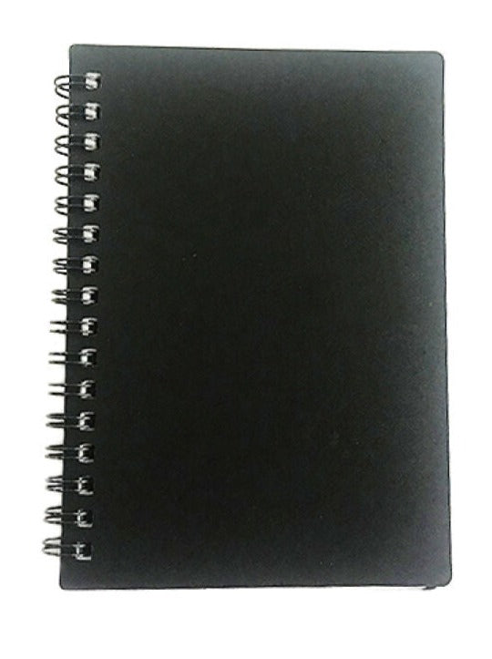 リングノート（黒、Ａ６、８０枚） ダイソー(DAISO)