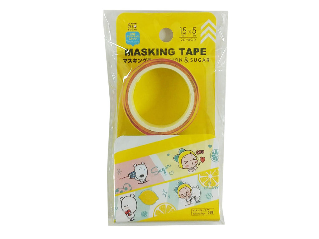 マスキングテープ（レモン＆シュガー） ダイソー(DAISO)