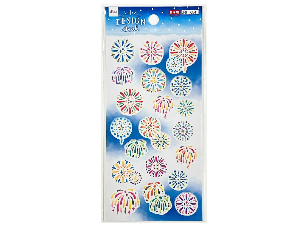 サマーシール（花火） ダイソー(DAISO)