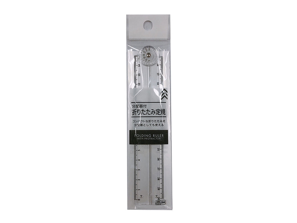 折りたたみ定規（分度器付） ダイソー(DAISO)