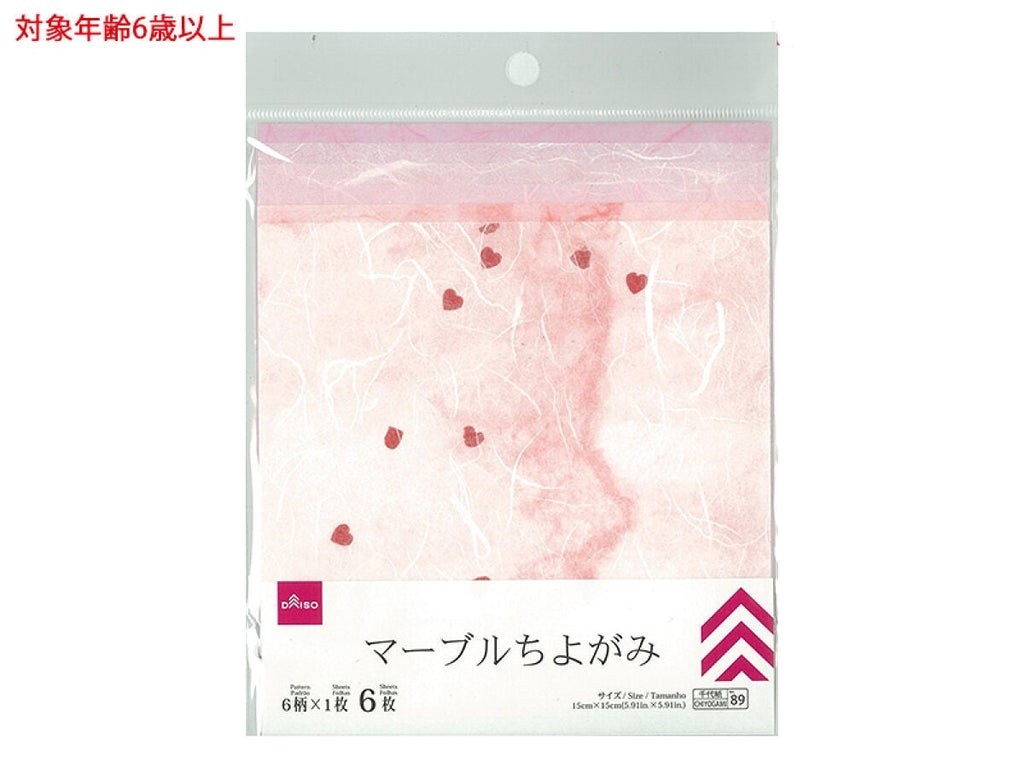 マーブルちよがみ（６枚） ダイソー(DAISO)