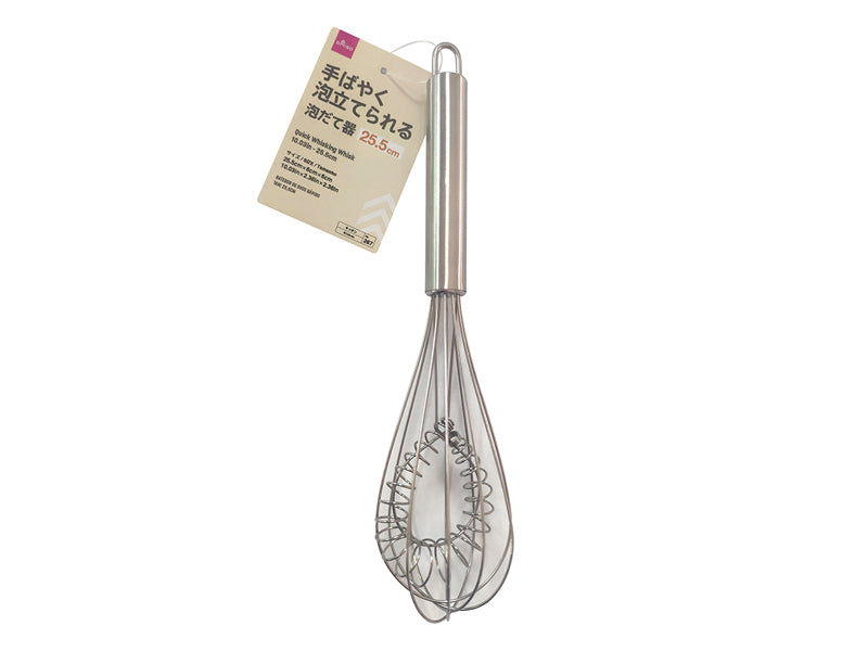 手ばやく泡立てられる泡だて器 ダイソー(DAISO)