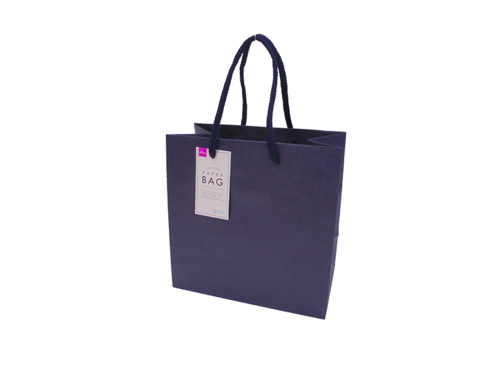 クラフト紙袋（ブルー） ダイソー(DAISO)