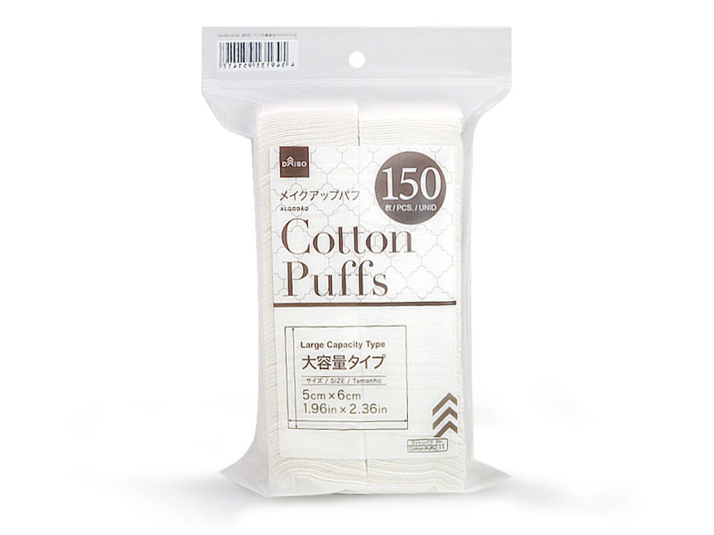 コットンパフ（大容量タイプ、１５０枚） ダイソー(DAISO)