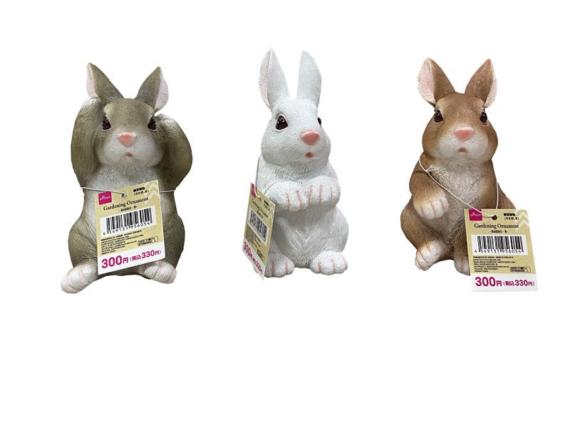 園芸置物（うさぎ、Ｂ） ダイソー(DAISO)