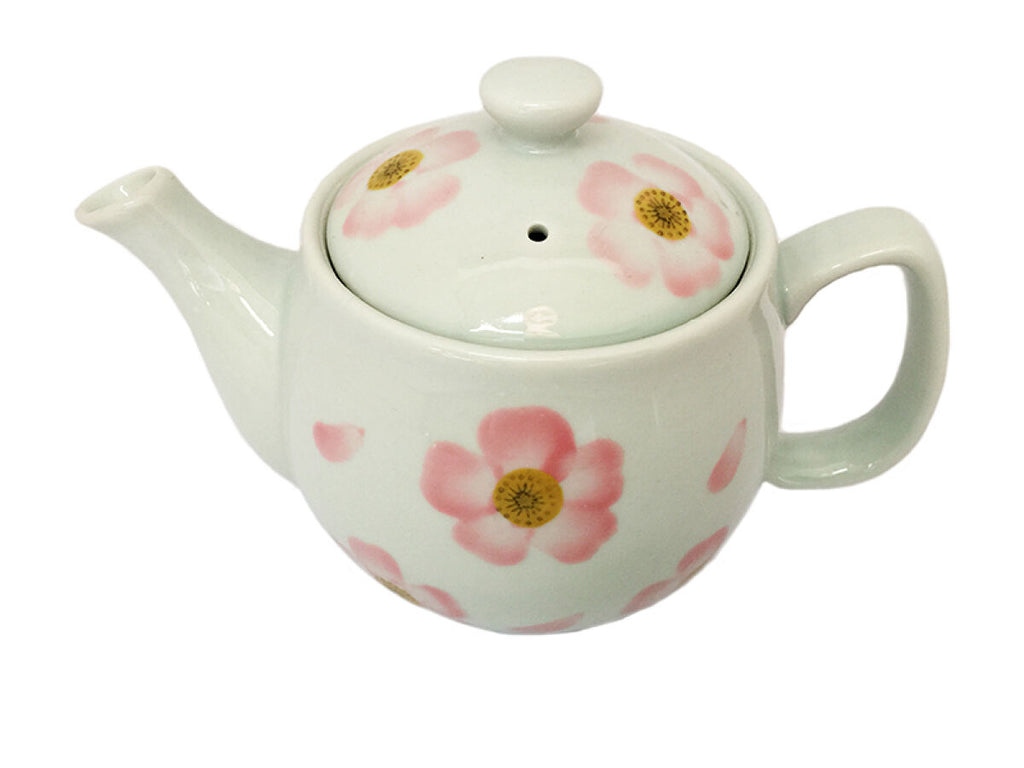 ティーポット（手描き風、桜） ダイソー(DAISO)