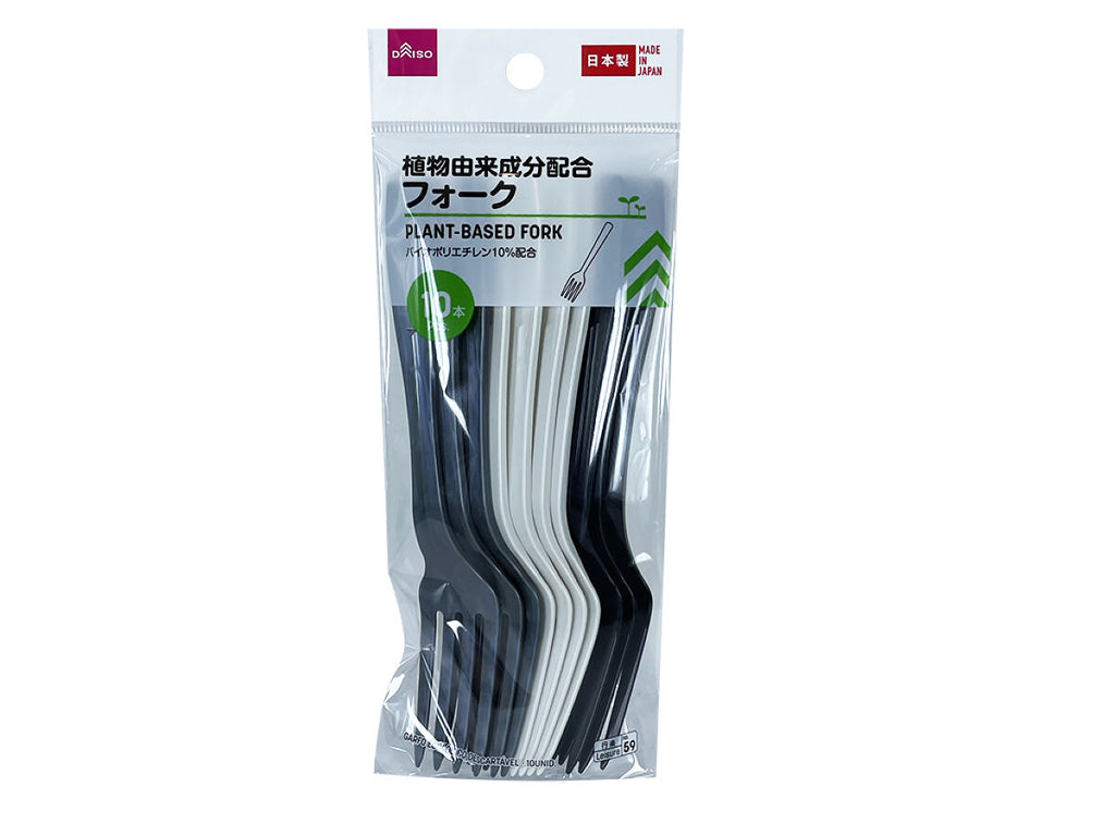 植物由来成分配合フォーク（１０本） ダイソー(DAISO)