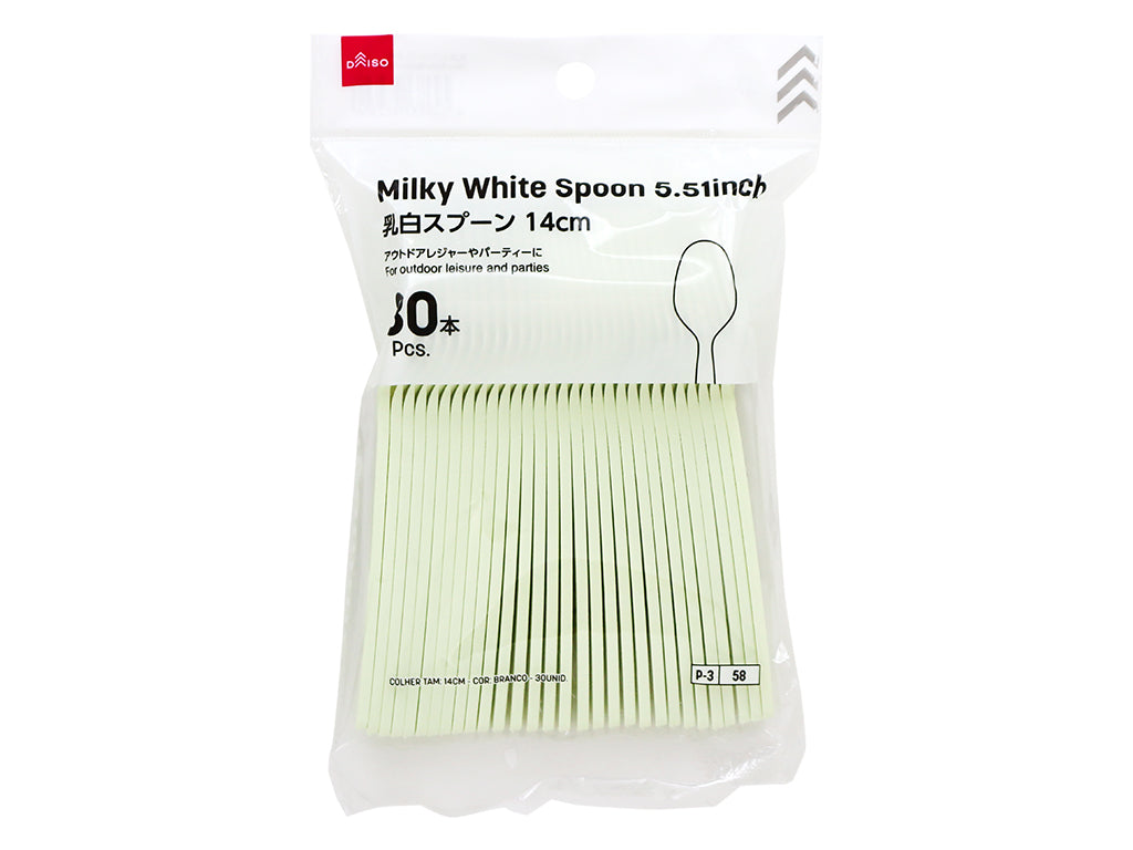 乳白スプーン（３０本） ダイソー(DAISO)