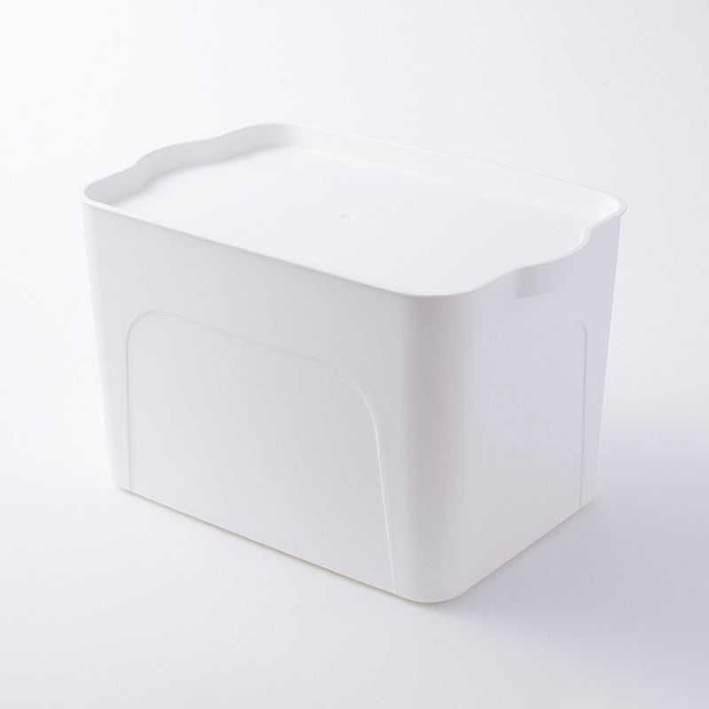 スタック収納Ｌ ふたホワイト ダイソー(DAISO)