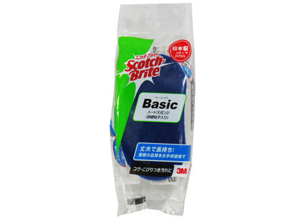スコッチ・ブライト ベーシックハードスポンジ１個（ブルー） ダイソー(DAISO)