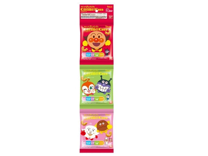 東ハト それいけ！アンパンマンキャラメルコーン３連 ３０ｇ ダイソー(DAISO)