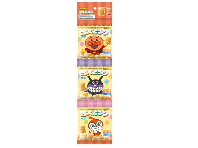 東ハト それいけ！アンパンマンぷくっとコーンしお味３連 ２７ｇ ダイソー(DAISO)