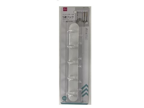 パンチングボード用５連フック ダイソー(DAISO)