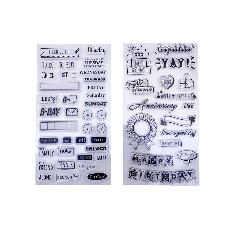 スタンプシート（ＤＡＩＬＹ） ダイソー(DAISO)