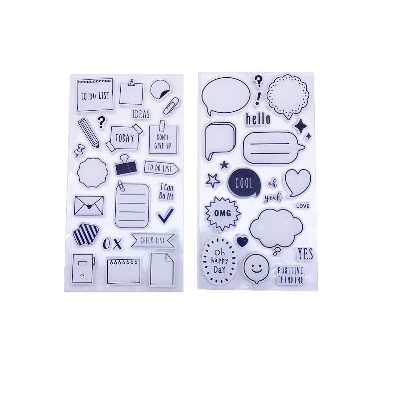 スタンプシート（ふきだし） ダイソー(DAISO)