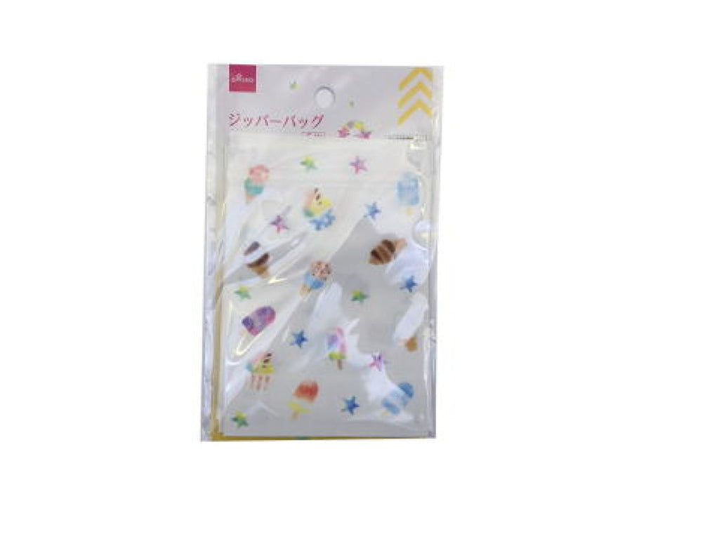 ジッパーバックＢ（ＲＢ、５枚） ダイソー(DAISO)