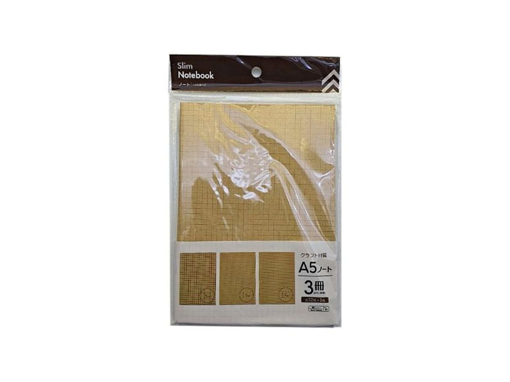 ノート（Ａ５、３冊） ダイソー(DAISO)