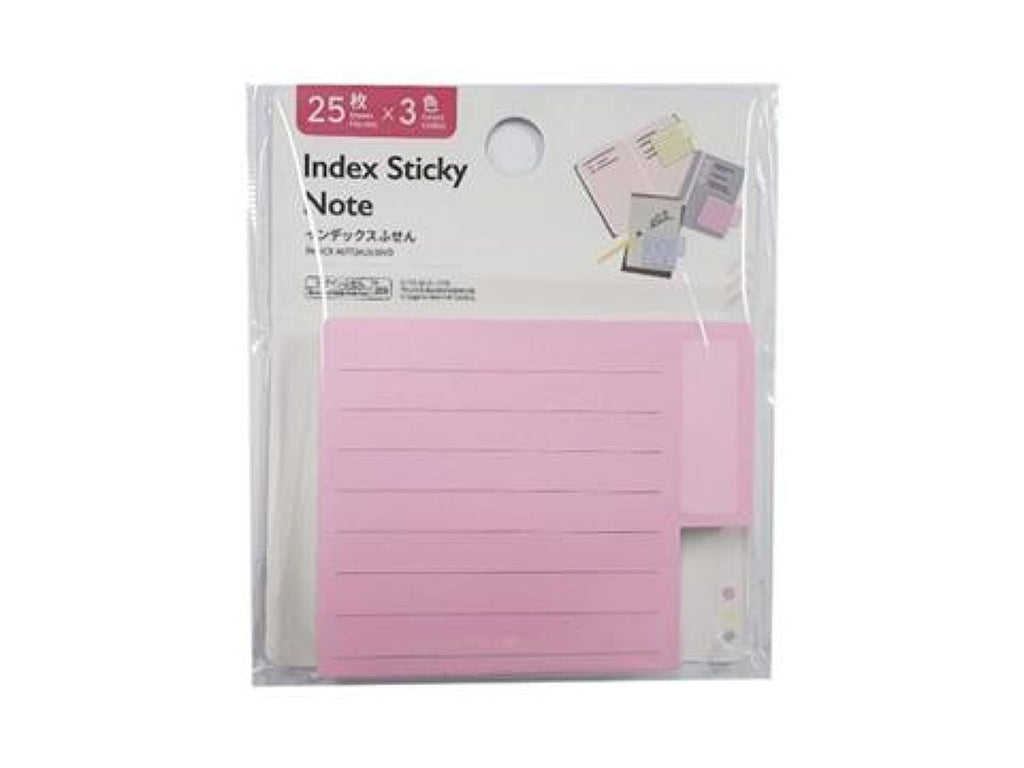 インデックスふせん（２５枚×３色、ビビッド） ダイソー(DAISO)